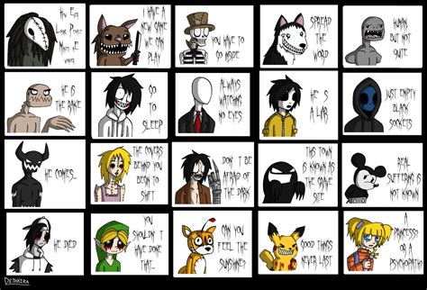 List of creepypastas .